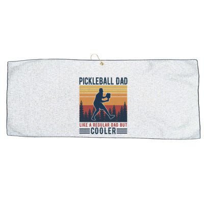 Pickleball Dad Like A Regular Dad Large Microfiber Waffle Golf Towel