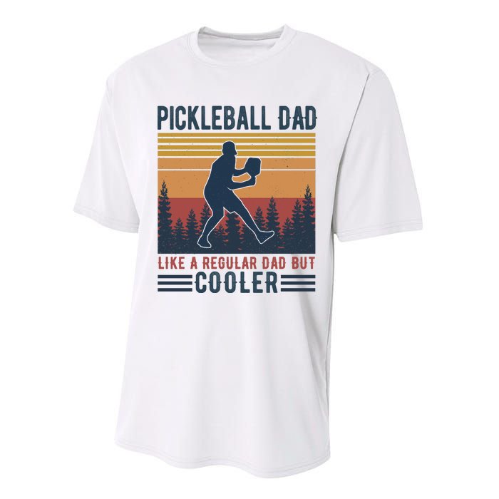 Pickleball Dad Like A Regular Dad Performance Sprint T-Shirt