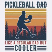Pickleball Dad Like A Regular Dad Golf Towel