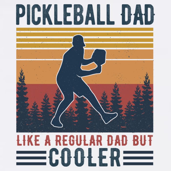 Pickleball Dad Like A Regular Dad Golf Towel