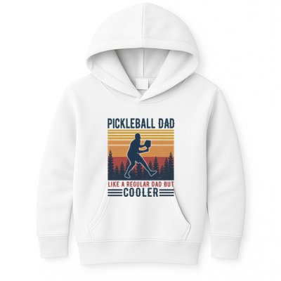 Pickleball Dad Like A Regular Dad Kids Hoodie