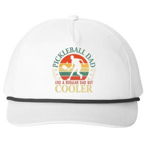 Pickleball Dad Like A Regular Dad But Cooler The Dink Father Snapback Five-Panel Rope Hat