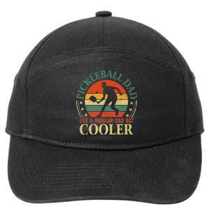 Pickleball Dad Like A Regular Dad But Cooler The Dink Father 7-Panel Snapback Hat