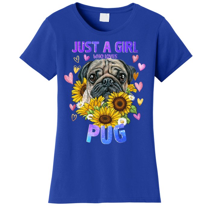 Pug Dog Lover Funny Cute Puppy Cute Gift Women's T-Shirt