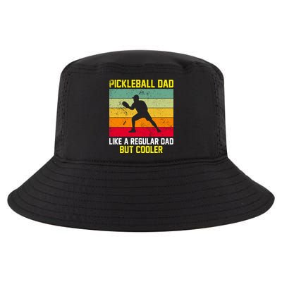Pickleball Dad Like A Regular Dad But Cooler Vintage Retro Cool Comfort Performance Bucket Hat