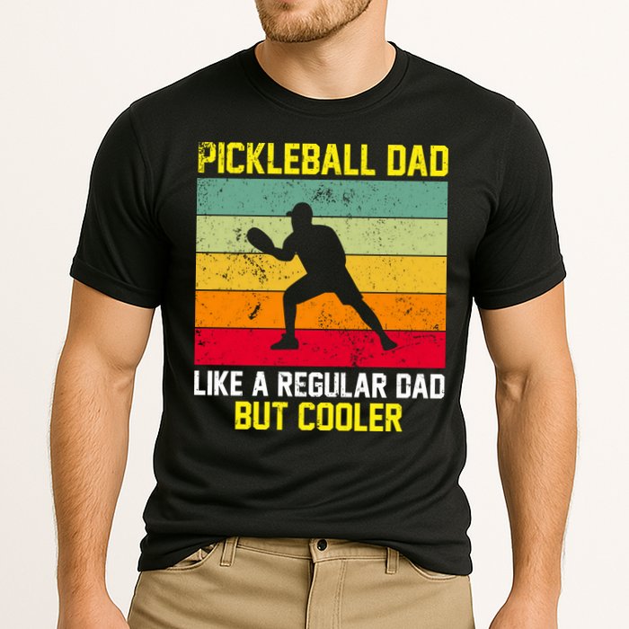 Pickleball Dad Like A Regular Dad But Cooler Vintage Retro Performance Shirt