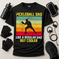 Pickleball Dad Like A Regular Dad But Cooler Vintage Retro Performance Shirt