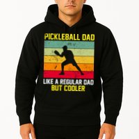 Pickleball Dad Like A Regular Dad But Cooler Vintage Retro Hoodie