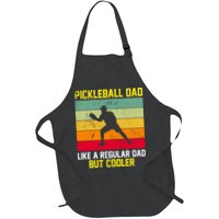 Pickleball Dad Like A Regular Dad But Cooler Vintage Retro Apron