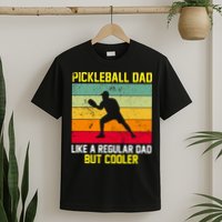 Pickleball Dad Like A Regular Dad But Cooler Vintage Retro T-Shirt