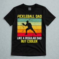 Pickleball Dad Like A Regular Dad But Cooler Vintage Retro T-Shirt