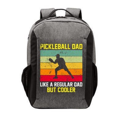 Pickleball Dad Like A Regular Dad But Cooler Vintage Retro Vector Backpack