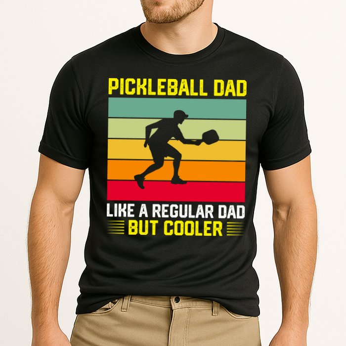 Pickleball Dad Like A Regular Dad But Cooler Vintage Retro Performance Shirt
