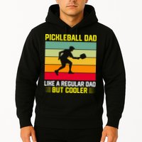 Pickleball Dad Like A Regular Dad But Cooler Vintage Retro Hoodie