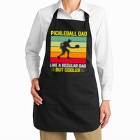 Pickleball Dad Like A Regular Dad But Cooler Vintage Retro Apron