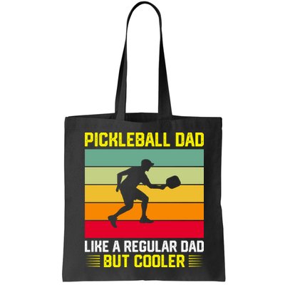 Pickleball Dad Like A Regular Dad But Cooler Vintage Retro Bag