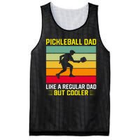 Pickleball Dad Like A Regular Dad But Cooler Vintage Retro Mesh Reversible Basketball Jersey Tank