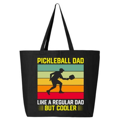 Pickleball Dad Like A Regular Dad But Cooler Vintage Retro 25L Jumbo Tote