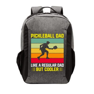 Pickleball Dad Like A Regular Dad But Cooler Vintage Retro Vector Backpack