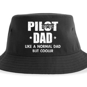 Pilot Dad Like A Normal Dad But Cooler Sustainable Bucket Hat