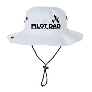 Pilot Dad Like Normal Dad But Cooler Airplane Pilot Dad Legacy Cool Fit Booney Bucket Hat