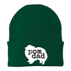 Pomeranian Dog Lover Pom Dad Knit Cap Winter Beanie