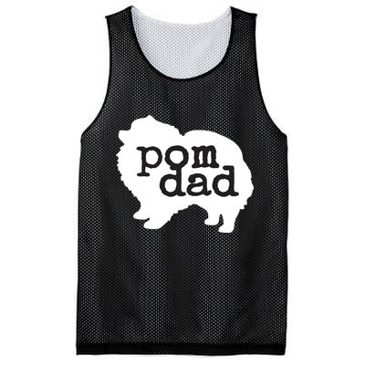 Pomeranian Dog Lover Pom Dad Mesh Reversible Basketball Jersey Tank