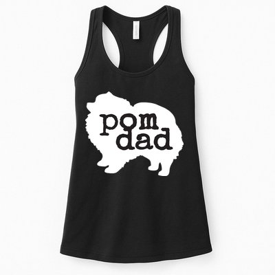 Pomeranian Dog Lover Pom Dad Womens Tank Top