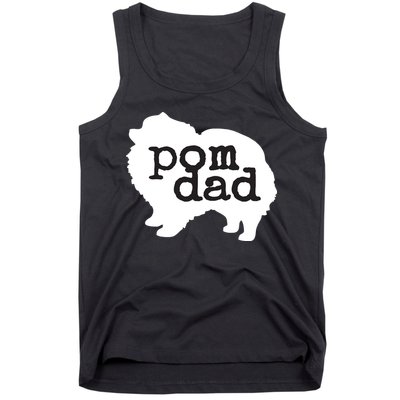 Pomeranian Dog Lover Pom Dad Tank Top
