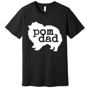 Pomeranian Dog Lover Pom Dad Premium T-Shirt