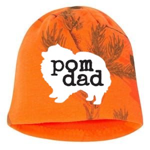 Pomeranian Dog Lover Pom Dad Kati - Camo Knit Beanie