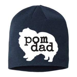 Pomeranian Dog Lover Pom Dad Sustainable Beanie