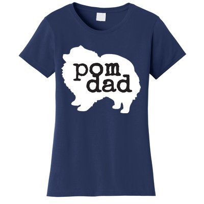 Pomeranian Dog Lover Pom Dad Women's T-Shirt