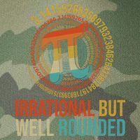 Pi Day Math Lover Apparel Irrational But Well-Rounded Pi Digits Design   Legacy Tie Dye Trucker Hat