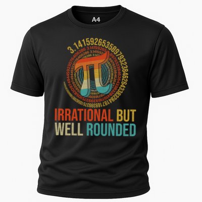 Pi Day Math Lover Apparel Irrational But Well-Rounded Pi Digits Design   Performance Shirt