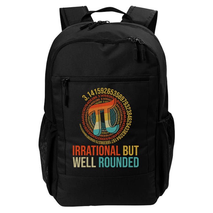 Pi Day Math Lover Apparel Irrational But Well-Rounded Pi Digits Design   Backpack