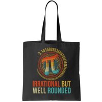 Pi Day Math Lover Apparel Irrational But Well-Rounded Pi Digits Design   Bag