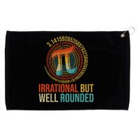 Pi Day Math Lover Apparel Irrational But Well-Rounded Pi Digits Design   Grommeted Golf Towel