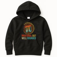 Pi Day Math Lover Apparel Irrational But Well-Rounded Pi Digits Design   Kids Hoodie