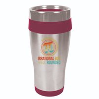 Pi Day Math Lover Apparel Irrational But Well-Rounded Pi Digits Design   16oz Travel Tumbler
