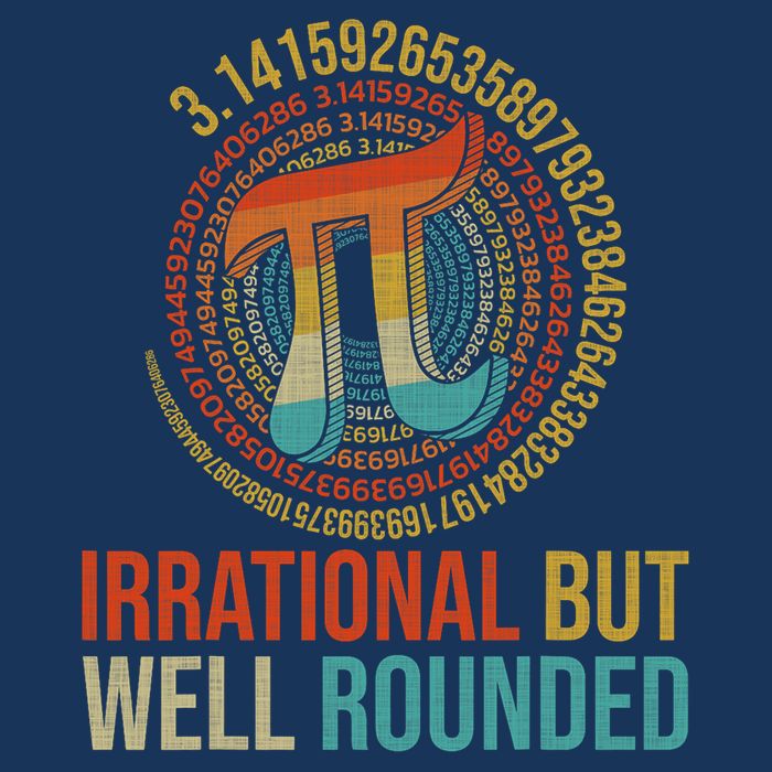 Pi Day Math Lover Apparel Irrational But Well-Rounded Pi Digits Design   Infant Baby Jersey Bodysuit