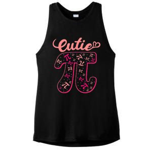 Pi Day Math Teacher Cutie Pi Ladies PosiCharge Tri-Blend Wicking Tank