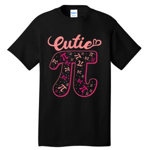 Pi Day Math Teacher Cutie Pi Tall T-Shirt