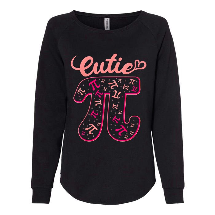 Pi Day Math Teacher Cutie Pi Womens California Wash Sweatshirt