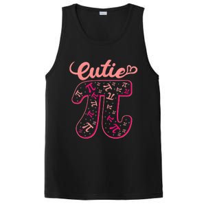 Pi Day Math Teacher Cutie Pi PosiCharge Competitor Tank