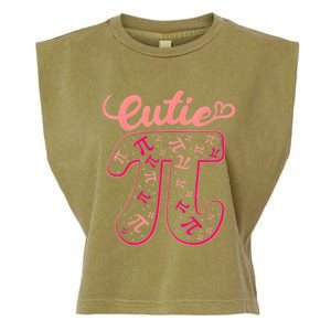 Pi Day Math Teacher Cutie Pi Garment-Dyed Women's Muscle Tee