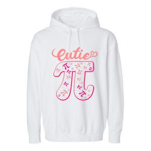 Pi Day Math Teacher Cutie Pi Garment-Dyed Fleece Hoodie