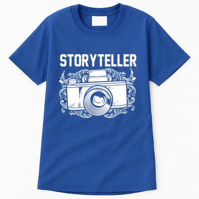 Photography Day Meaningful Gift Camera Photographer Storyteller Great Gift Tall T-Shirt