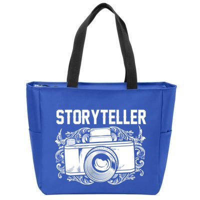 Photography Day Meaningful Gift Camera Photographer Storyteller Great Gift Zip Tote Bag