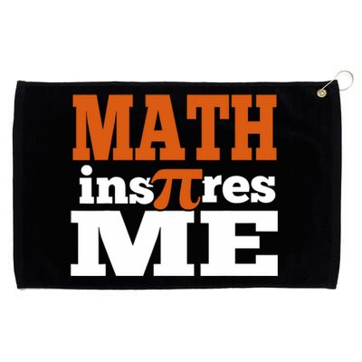 Pi Day Math Teacher Gift Funny Grommeted Golf Towel